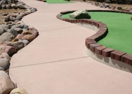 mini golf walkway - Scripps Ranch CA
