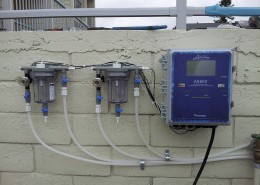 pool chemical control unit installation